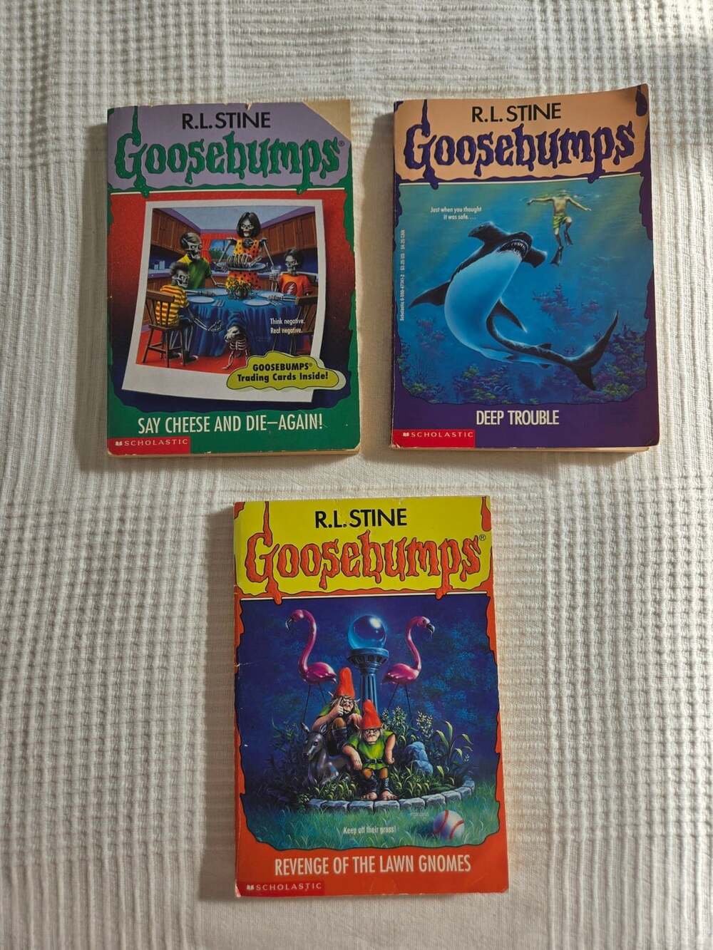 Lot of 3 Vintage Goosebumps Paperbacks